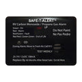 SafeTAlert 25 Series Surface Mount Dual Carbon MonoxidePropane Alarm  12V Hardwire  Black 25741BL
