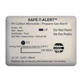 SafeTAlert 25 Series Surface Mount Dual Carbon MonoxidePropane Alarm  12V Hardwire  White 25741WT