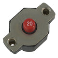 Egis 20A Push Button Circuit Breaker  Reset Only 471220