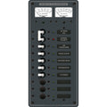 Blue Sea 8074 AC Main 8 Positions Toggle Circuit Breaker Panel  White Switches 8074