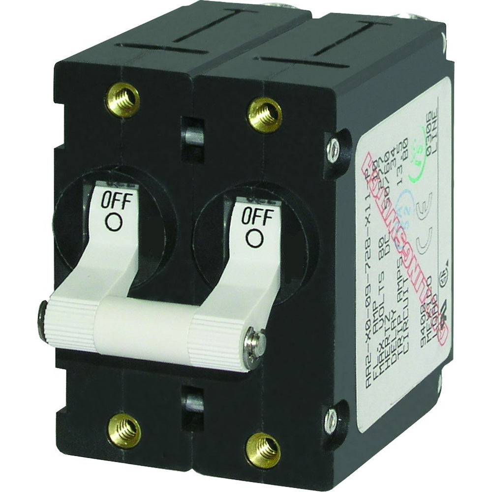 Blue Sea 7260 ASeries Double Pole Toggle  20AMP  White 7260
