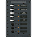 Blue Sea 8023 DC 8 Position Circuit Breaker  White Switches 8023