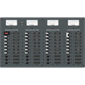 Blue Sea 8095 AC Main 8 Positions  DC Main 29 Positions Toggle Circuit Breaker Panel   White Switches 8095