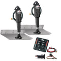 Lenco 9 x 9 Standard Trim Tab Kit wLED Indicator Switch Kit 12V TT9X9I