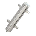 Lees Stainless Steel Heavy Duty Bulkhead Mount w Swivel Base  Extra Long 225 OD X 145 Tube RH570XL