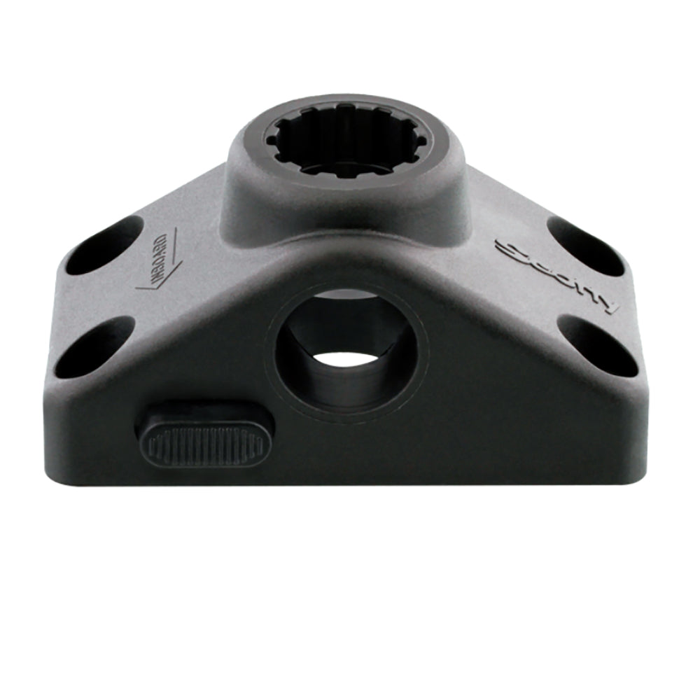 Scotty 241 Locking Combination Side or Deck Mount  Black 241LBK
