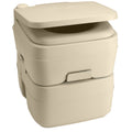 Dometic 965 Portable Toilet wMounting Brackets 5 Gallon  Parchment  311096502