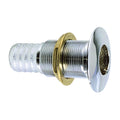 Perko 112 ThruHull Fitting f Hose Chrome Plated Bronze Made in the USA 0350008DPC