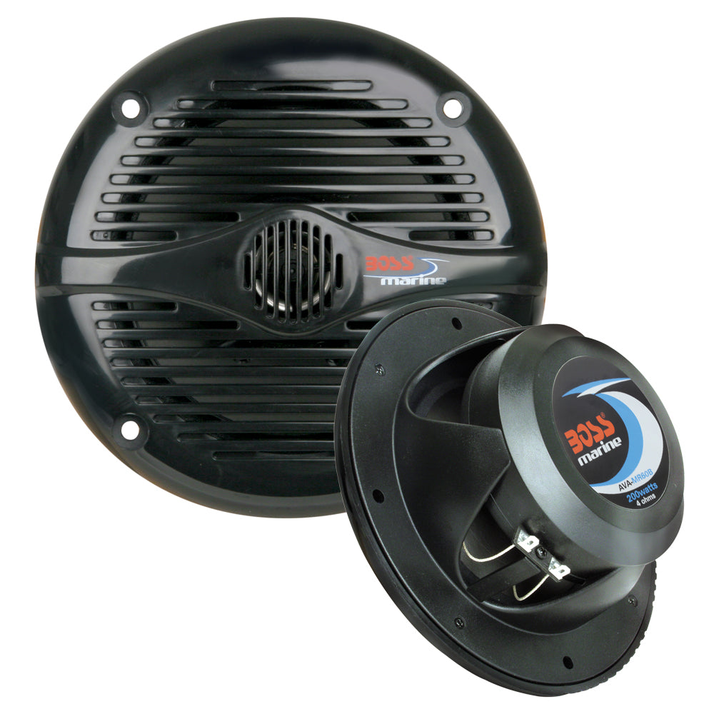 Boss Audio 65 MR60B Speakers  Black  200W  MR60B