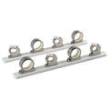 TACO 4Rod Hanger wPoly Rack  Polished Stainless Steel F1627521