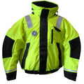 First Watch AB1100 Flotation Bomber Jacket  HiVis YellowBlack  Large AB1100HVL