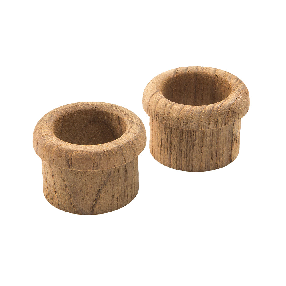 Whitecap Teak Finger Pull  58 Barrel Length  2 Pack 60145A