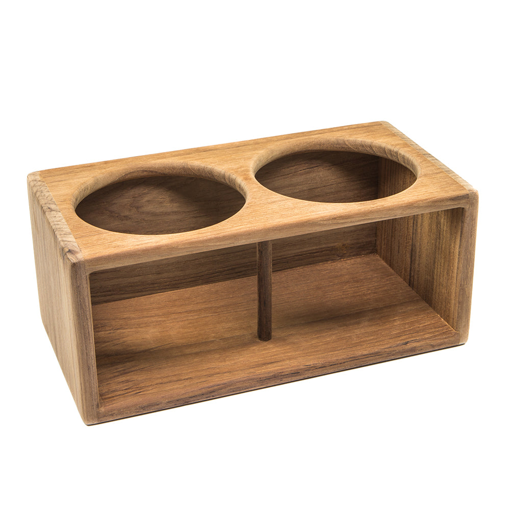Whitecap Teak Two Insulated Drink Rack 62612