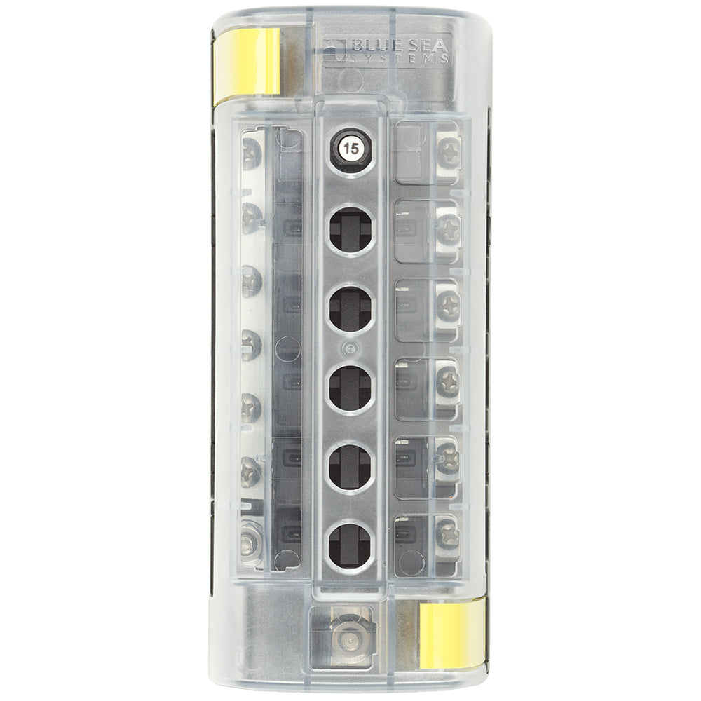 Blue Sea 5052 ST CLB Circuit Breaker Block  6 Position wNegative Bus 5052