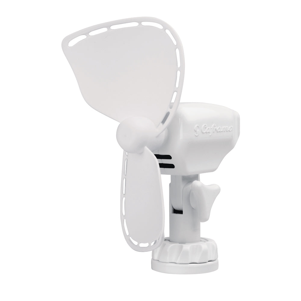 SEEKR by Caframo Ultimate 747 12V 2Speed 7 Fan wLighter Plug  White 747DCWBX