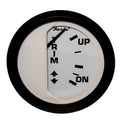 Faria Euro White 2 Trim Gauge f Mercury  Mariner MercruiserVolvo DP Yamaha 01 and Newer 12916