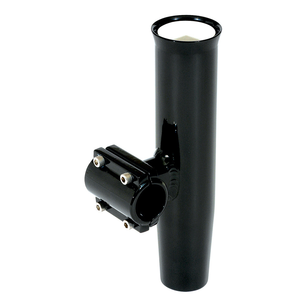 Lees ClampOn Rod Holder  Black Aluminum  Horizontal Mount  Fits 1315 OD Pipe RA5202BK