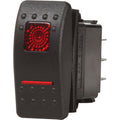 Blue Sea 7931 Contura II Switch SPDT Black  ONOFFON 7931