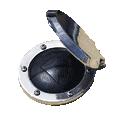 Maxwell Foot Switch  Cover  Stainless Steel P100735