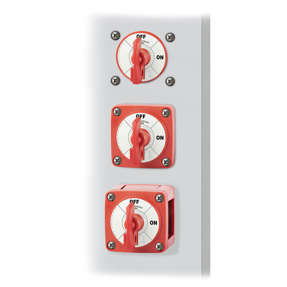 Blue Sea 6004 Single Circuit ONOFF wLocking Key  Red 6004