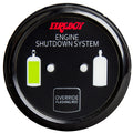 FireboyXintex Deluxe Helm Display wGauge Body LED  Color Graphics fEngine Shutdown System  Black Bezel Display DURBH20R