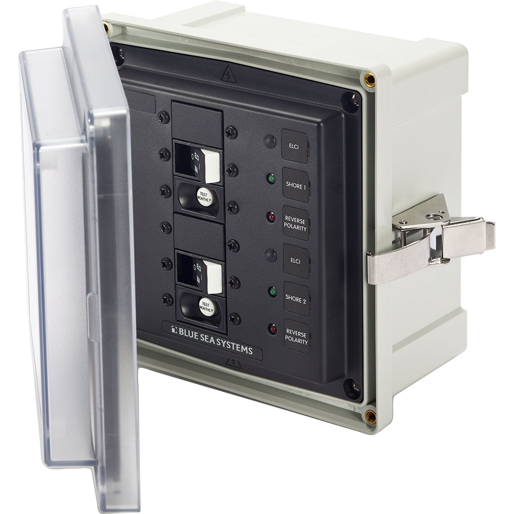 Blue Sea 3117  SMS Panel Enclosure w2 ELCI 30A  120V AC  3117