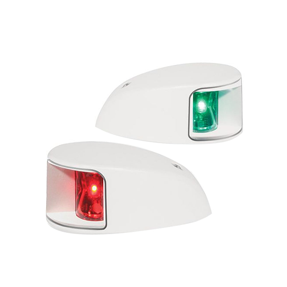 Hella Marine NaviLED Deck Mount Port  Starboard Pair  2nm  Clear LensWhite Housing 980620911