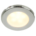 Hella Marine EuroLED 75 3 Round Screw Mount Down Light  Warm White LED  Stainless Steel Rim  12V 958109021