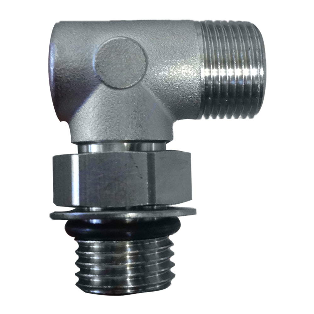 Uflex90 Adjustable Fitting fBack of UP Series Helms  ORB 6 to 38 COMP AF90