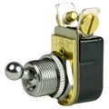 BEP SPST Chrome Plated Toggle Switch  38 Ball Handle  OFFON 1002022