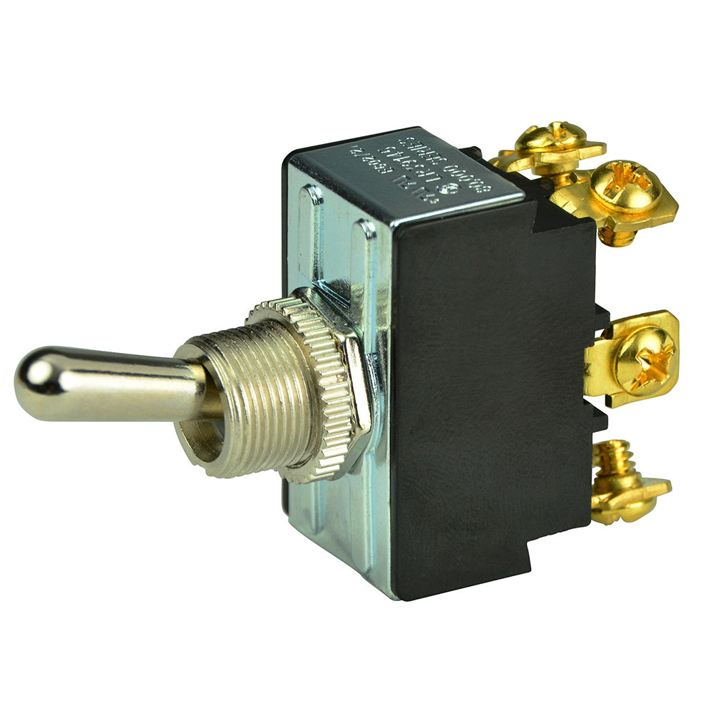 BEP DPDT Chrome Plated Toggle Switch  ONOFFON 1002018