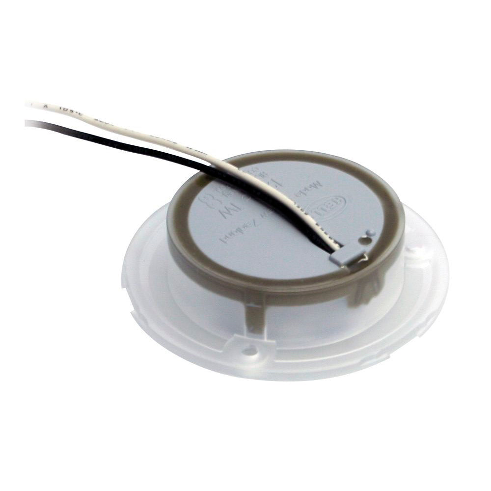 Hella Marine Polished Stainless Steel Rim LED Courtesy Lamp  Blue 980503221