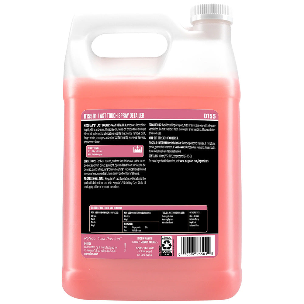Meguiars Detailer Last Touch Spray Detailer  1Gallon D15501