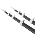 Tigress XD 3k Carbon Fiber Telescoping Outrigger Poles  18 feet  Matte Black Silver  Pair 886791
