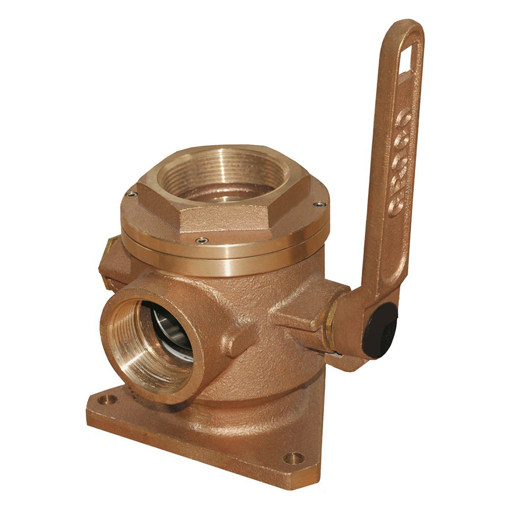 GROCO 2 Safety Seacock w112 Side Port  SBV2000P