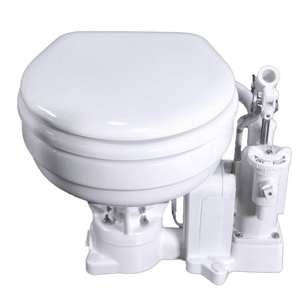 Raritan PH PowerFlush ElectricManual Toilet  Household Size  12v  White P102E12