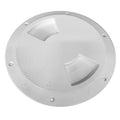 SeaDog Textured Quarter Turn Deck Plate  White  8 3361821