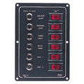 SeaDog Aluminum Circuit Breaker Panel  6 Circuit 4228001