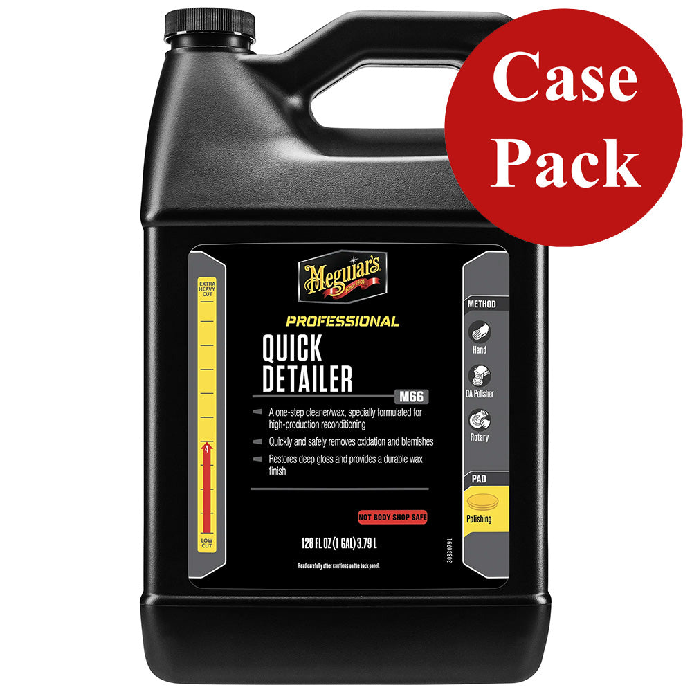 Meguiars Mirror Glaze Quick Detailer  1 Gallon Case of 4 M6601CASE