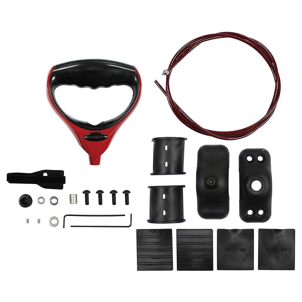 TH Marine GForce Trolling Motor Handle  Cable wTrolling Motor Clamp  Red GFHCA1RDP