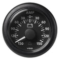 Veratron 52MM 2116 ViewLine Battery Status Gauge 150150AMP  Black Dial  Bezel A2C59512329