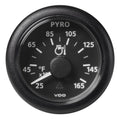 Veratron 52 MM 2116 ViewLine Pyrometer  250 to 1650F  Black Dial  Bezel A2C59512334