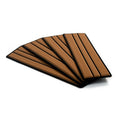 SeaDek Faux Teak 4Piece Step Kit  MochaBlack  2390280093