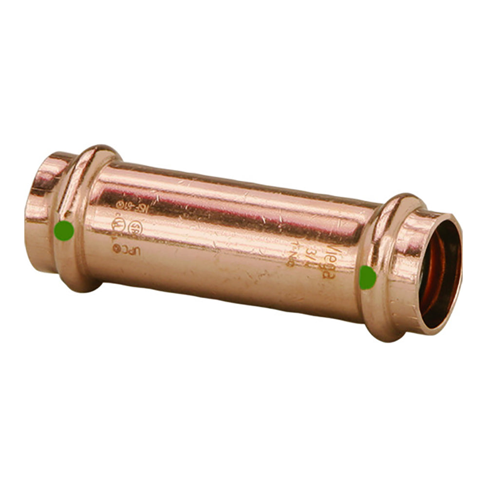 Viega ProPress 112 Extended Coupling wo Stop  Double Press Connection  Smart Connect Technology 79025
