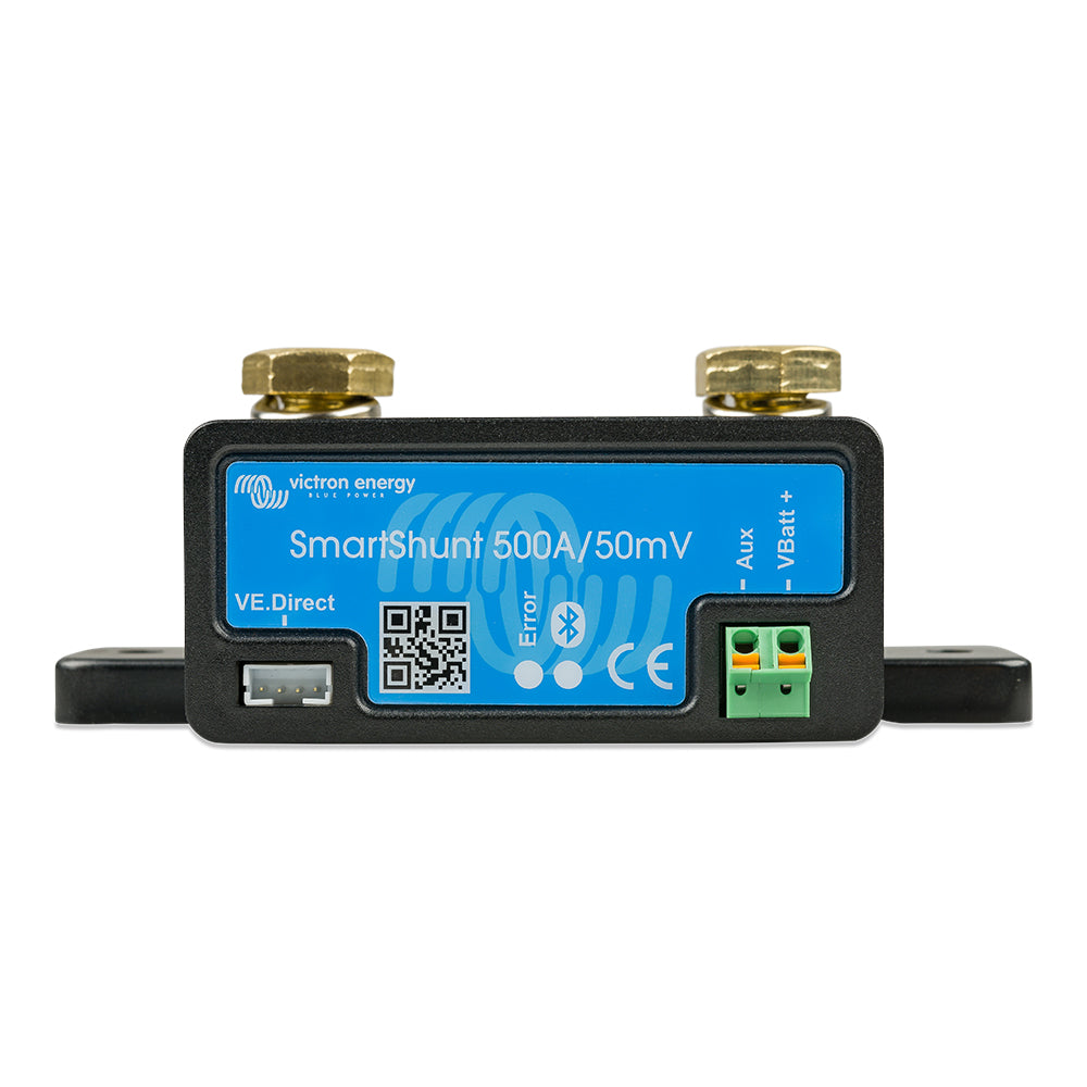 Victron SmartShunt 500AMP50MV Bluetooth Smart Battery Shunt SHU050150050