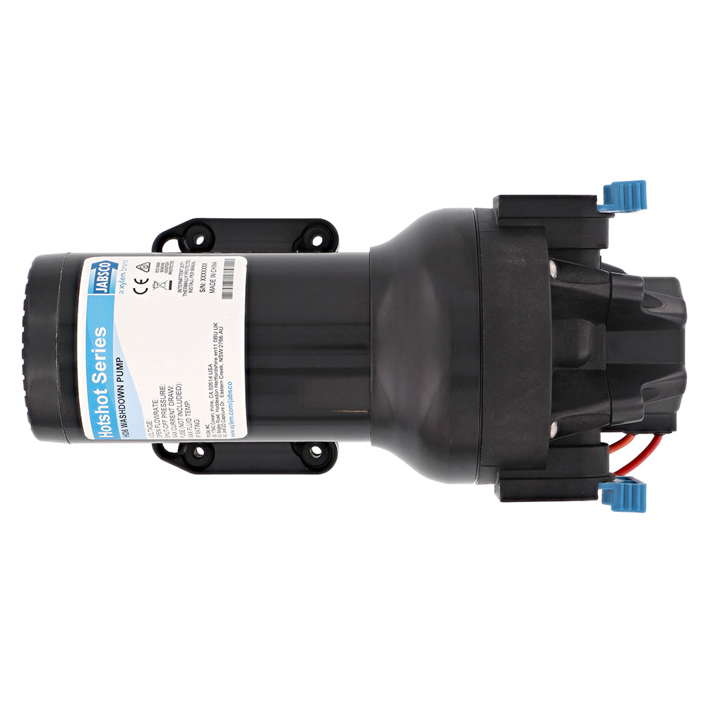 Jabsco HotShot HD6 Heavy Duty Washdown Pump w25 HoseCoil  12V  6 GPM  70 PSI P601J219N4A