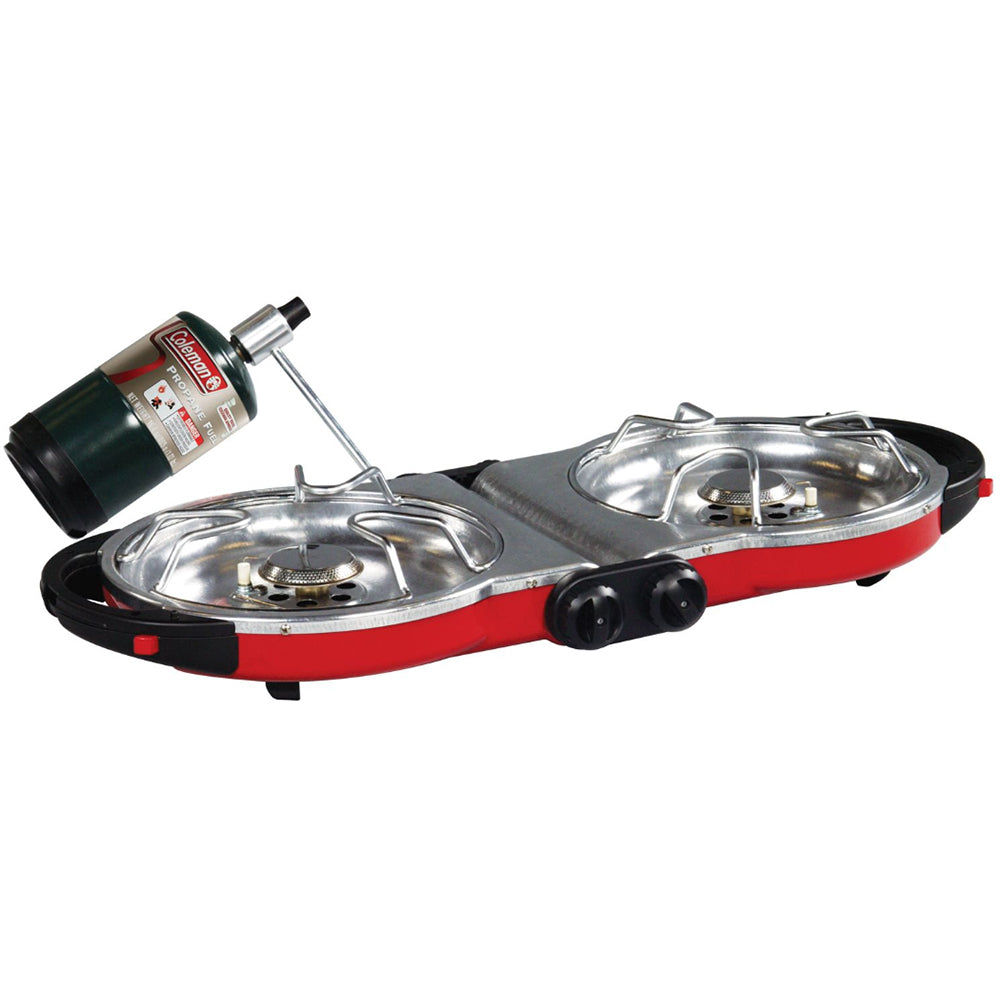 ColemanPerfectFlow InstaStart Fold N Go Stove  2Burner 2000038018