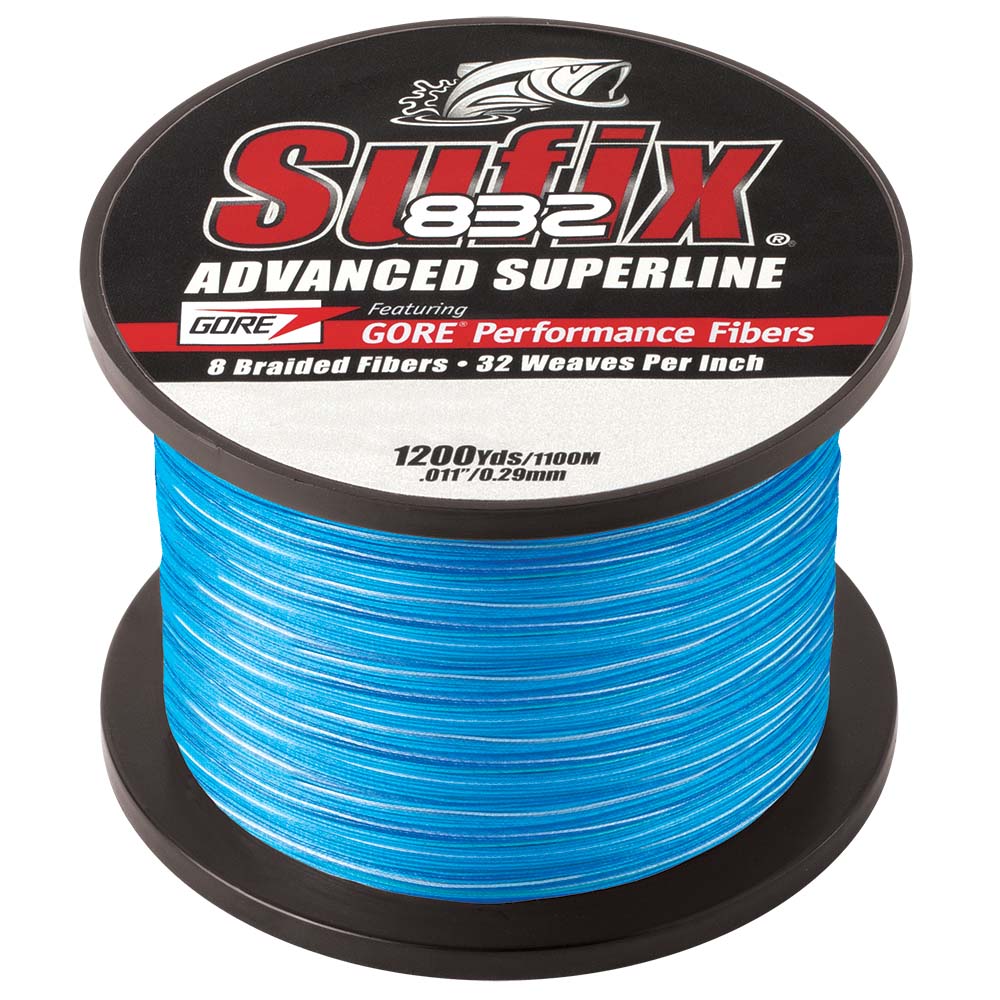 Sufix 832 Advanced Superline Braid  20lb  Coastal Camo  1200 yds 660320CC