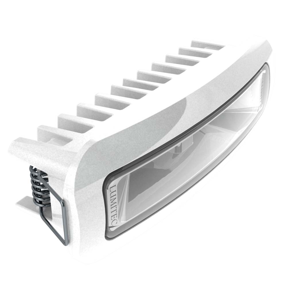 Lumitec Capri3 Spreader Light  WhiteRed Dimming  White Housing 101722