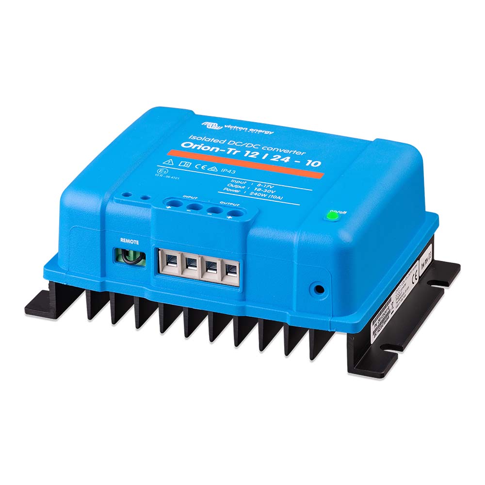 Victron OrionTR DCDC Converter  12 VDC TO 24 VDC  10A Isolated ORI122424110